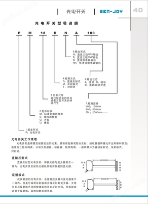 PM12TE與PM12TNB光電傳感器 特性、區別與應用解析